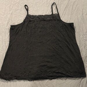 Maurices Black Camisole with Lace Detail